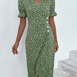 Paloma - Floral V-Neck Dress