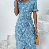 Paloma - Floral V-Neck Dress