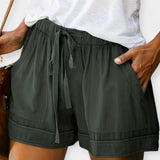 Shorts con Cintura Regolabile