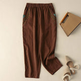 Mena - Pocket Printed Pants