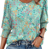 Kaela - Printed Charm Top