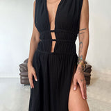 Zolla - Textured Slit Dress