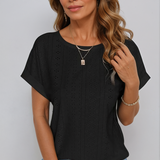 Orlena - Casual Eyelet Top