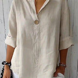 Luna - Casual V-Neck Blouse