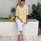 Bloomie - Stylish V-Neck Blouse