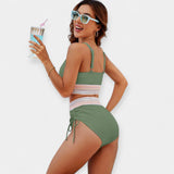 Bikini a Vita Alta con Imbottitura