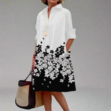 Abito Midi Fatti a Mano con Motivo a Pois