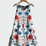 Abito con Motivo Floreale