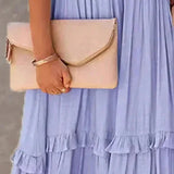 Tyla - Halter Ruffle Maxi Dress