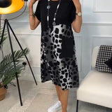 Sherlene - Leopard Print Dress