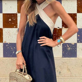 Willow | Breathable Comfortable Crossed Maxi Dress