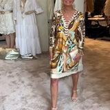 Moonie - Sunburst Printed Dress