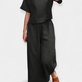 Set Pantaloni Leggeri con Maglietta a Manica Corta