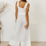 Milena - Minimalist Top and Wide-Leg Pants Set