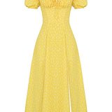 Aviana - Bloom Puff Sleeve Dress