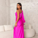 Alison - Elegant Slit Maxi Dress