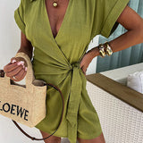 Talie - Elegant Wrap Jumpsuit