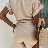 Talie - Elegant Wrap Jumpsuit