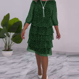 Tilly - Polka Dot Layered Dress