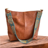 Greta - Borsa a spalla vintage in pelle