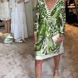 Moonie - Sunburst Printed Dress