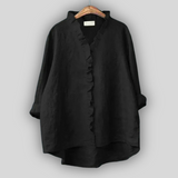 Blusa di Lino Elegante Terra