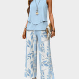 Set Estivo con Canotta e Pantaloni con Motivo