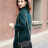 Jessica | Refined Leather Shoulder Bag