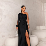Alison - Elegant Slit Maxi Dress
