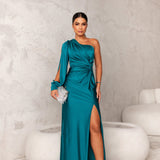 Alison - Elegant Slit Maxi Dress