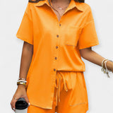 Comodo Set con Camicia e Pantaloni Corti