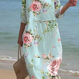 Georgia | Sunset Flower Dress