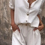 NOA - Two-Piece Linen Blend Set