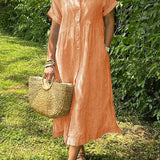 Frankie | Striped Shirt Dress with Pockets