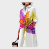 Abito Fatto a Mano con Motivo Geometrico