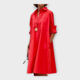 Abito Fatto a Mano con Motivo Geometrico