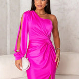 Alison - Elegant Slit Maxi Dress