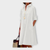 Abito Fatto a Mano con Motivo Geometrico