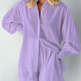 Elizabeth - Breezy Shirt and Shorts Set