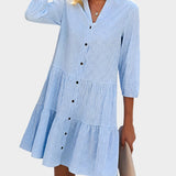 Vestito Estivo a Quadri Leggero e Lusinghiero