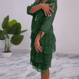 Tilly - Polka Dot Layered Dress