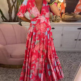 Floriana - Vibrant Floral Dress