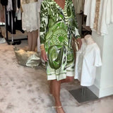 Moonie - Sunburst Printed Dress