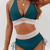 Set Bikini con Sistema di Sostegno per la Pancia e Vita Alta