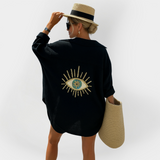 Camicia da Spiaggia con Motivo Occhio