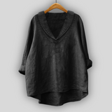 Blusa di Lino Aura Dorata