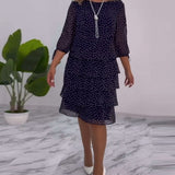 Tilly - Polka Dot Layered Dress