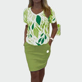 Set Top con Design e Gonna Elegante