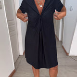 Carly - Effortless Twist Dress