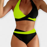 Bikini con Collo Incrociato